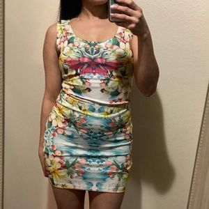 Tight floral dress